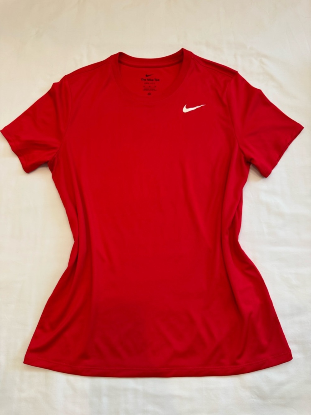 Nike Women’s Red Dri-FIT Short Sleeve Tee M